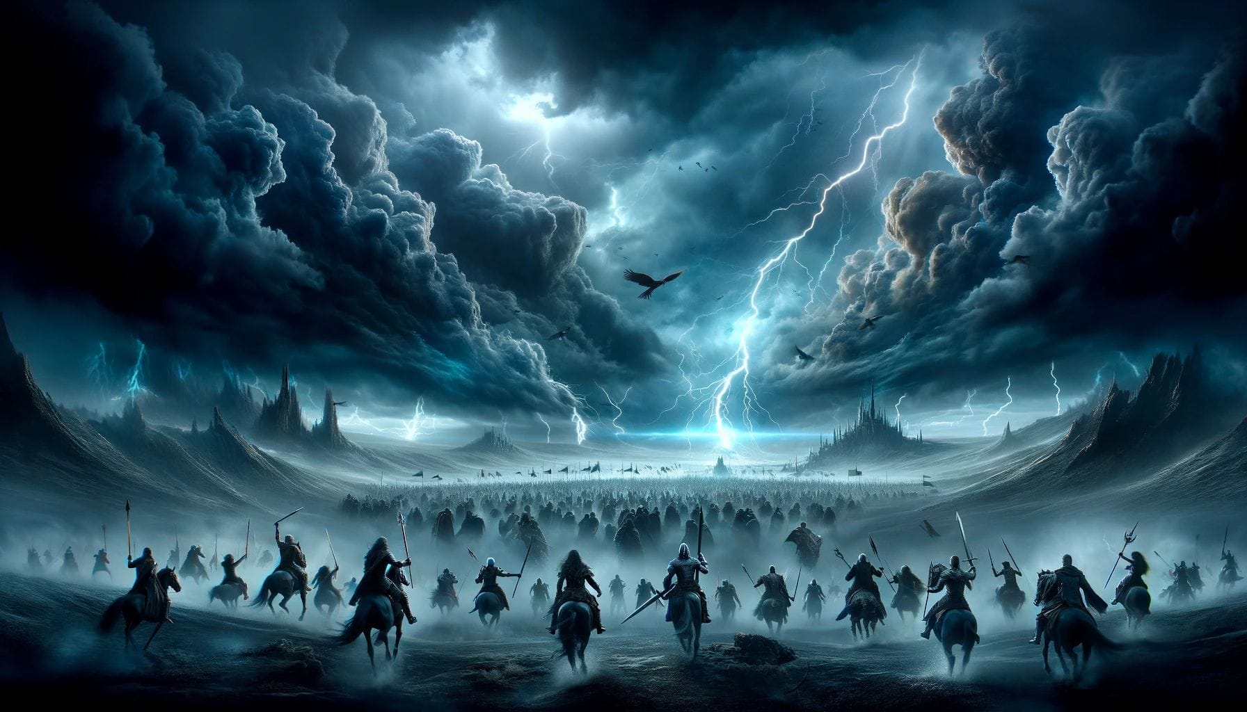 Dark Kingdoms: A Battle for Destiny - AI Movie Poster